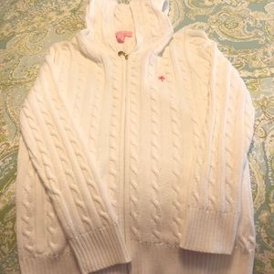 Lilly Pulitzer zip hooded sweater